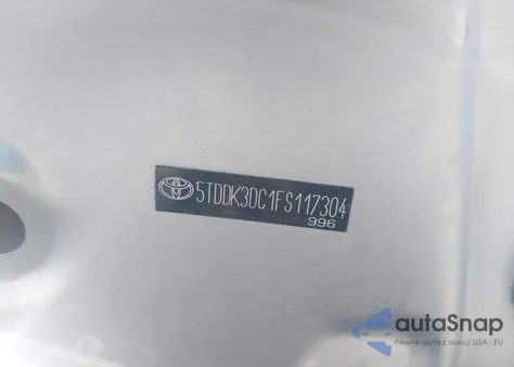 2015 Toyota Sienna Xle 7 Passenger from USA, damaged, VIN 5TDDK3DC1FS117304